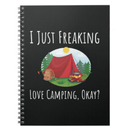 Caderno Espiral Funny Gifts For A Camping Lover Camper Adventure