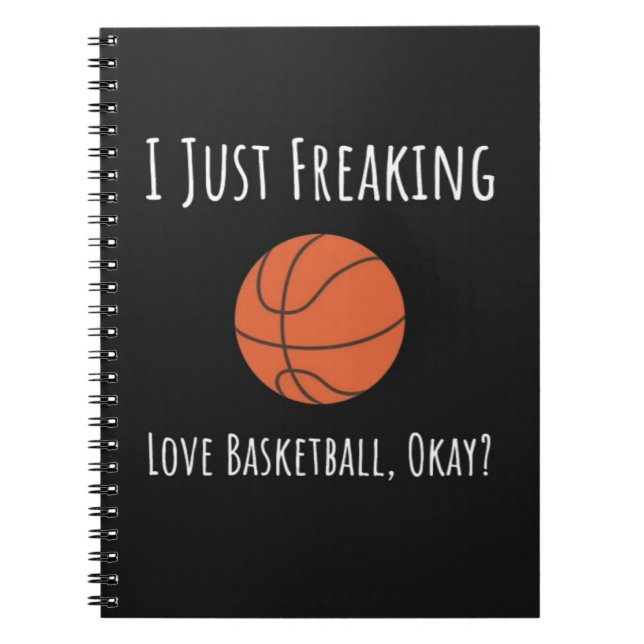 Caderno Espiral Funny Gifts For Basketball Lovers Player Sport Fan (Frente)