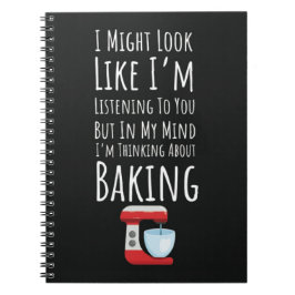 Caderno Espiral Funny Gifts For Bread Bakers Baking Food Bakery