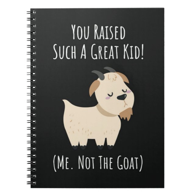 Caderno Espiral Funny Goat Mom Gifts Women Owner Pet Mama Mommy (Frente)