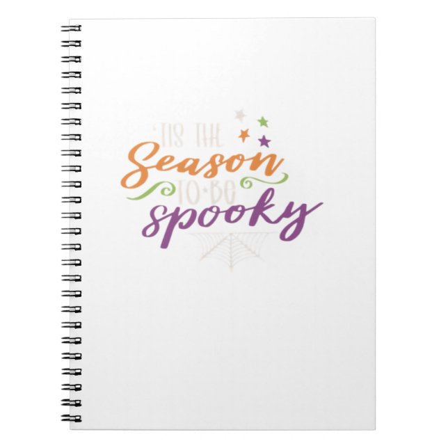 Caderno Espiral Funny Halloween - Tis The Season (Frente)