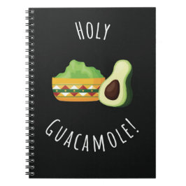 Caderno Espiral Funny Holy Guacamole Gifts Avocados Cute Fruit