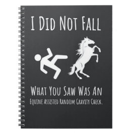 Caderno Espiral Funny Horse Riding Gifts Equestrian Sports Rider