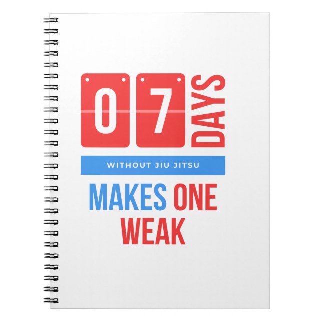 Caderno Espiral Funny jiu jitsu artes marciais (Frente)