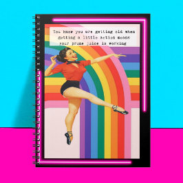 Caderno Espiral Funny Notebook Journal Best Friend Gift "Prune"