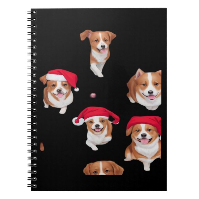 Caderno Espiral funny patterns christmas yule yuletide Classic T-S (Frente)