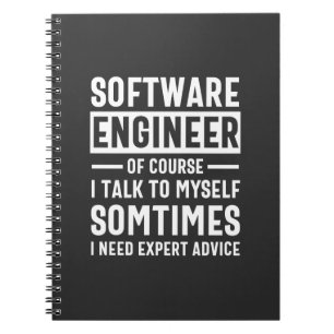 Caderno Espiral Funny Programming Software Engineer Gift