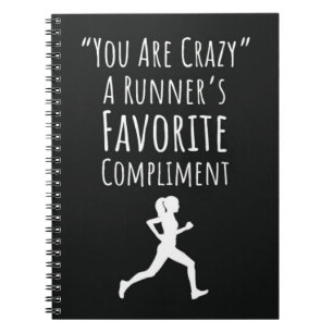 Caderno Espiral Funny Running Gifts Modern Cute Triathlon Yoga