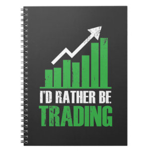 Caderno Espiral Funny Stock Market Trading Day