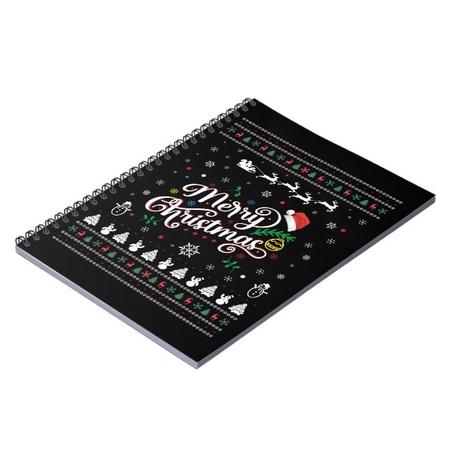 Caderno Espiral Funny Ugly  Merry Christmas (Left Side)