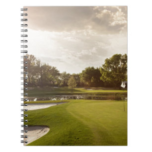 Caderno Espiral Furo do golfe