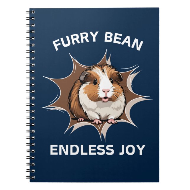 Caderno Espiral Furry Bean Enless Joy (Frente)
