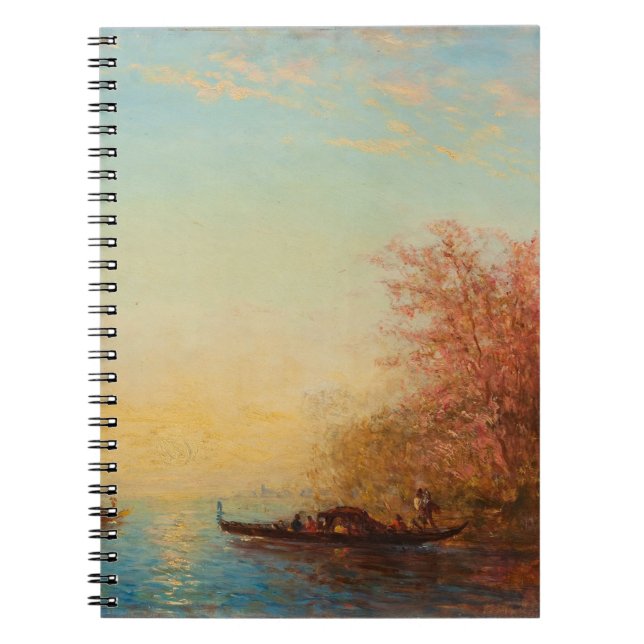 Caderno Espiral Fusine, Environs De Venise - Félix Ziem (Frente)