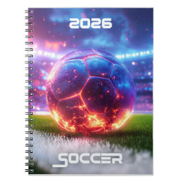 CADERNO ESPIRAL FUTEBOL 2026 - 