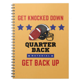 Caderno Espiral Futebol americano