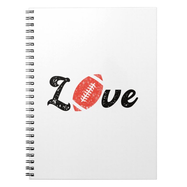 Caderno Espiral Futebol Amor (Frente)