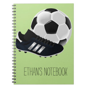 Caderno Espiral Futebol / bola de futebol