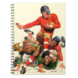 Caderno Espiral Futebol da faculdade