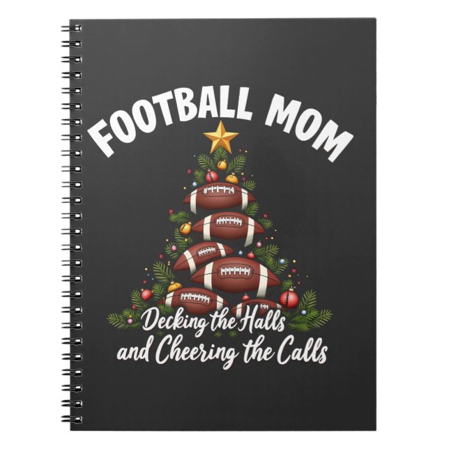 Caderno Espiral Futebol da Mãe a Decidir o Natal dos Halls (Frente)