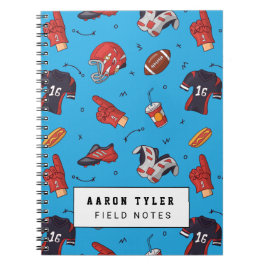 Caderno Espiral Futebol personalizado esportes