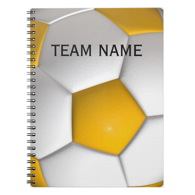 Caderno Espiral Futebol Personalizado Personalizado (Frente)