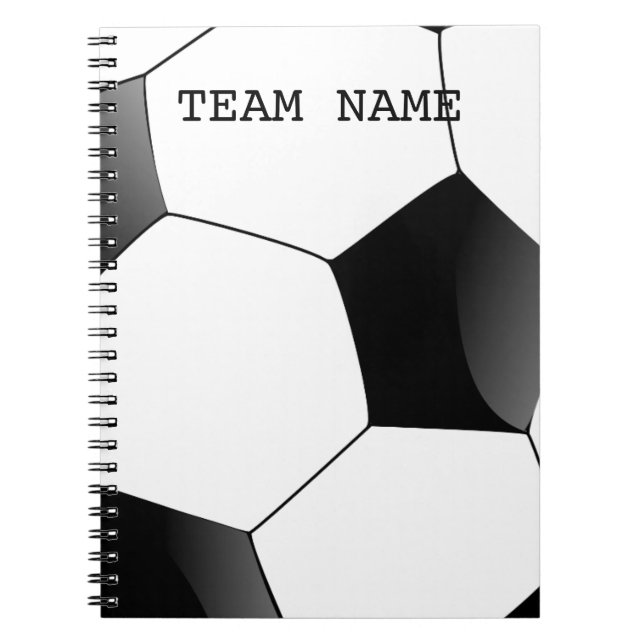 Caderno Espiral Futebol Personalizado Personalizado (Frente)