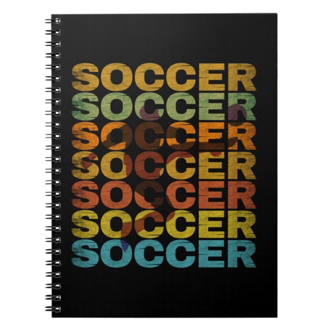 CADERNO ESPIRAL FUTEBOL RETRÔ (Frente)