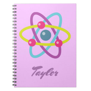 Caderno Espiral Futuras Cientistas na STEM Atomic
