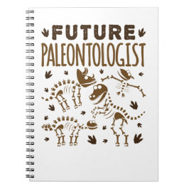 Caderno Espiral Future Paleontologist Paleontology Dinosaur Bones