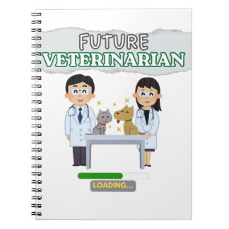 Caderno Espiral Future Veterinarian Loading – Vet Student Design