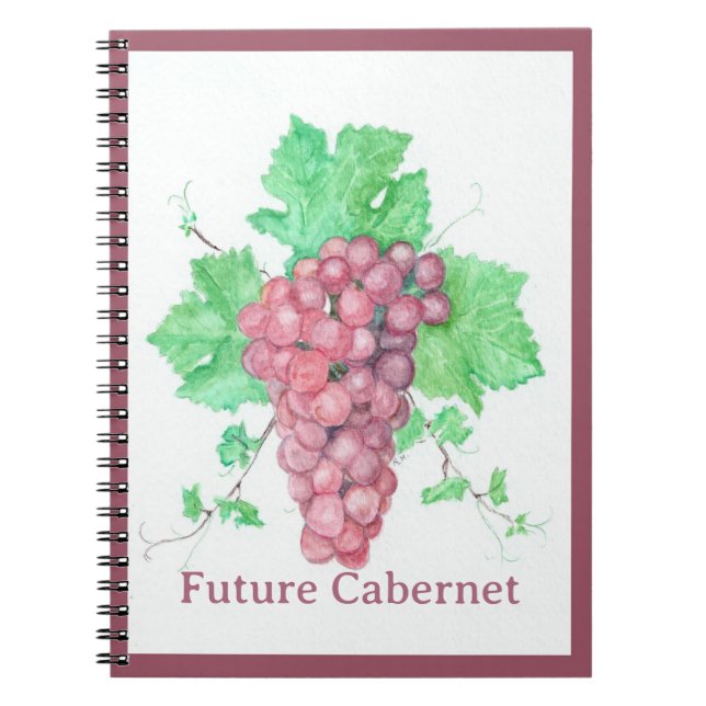 Caderno Espiral Futuro Cabernet (Frente)