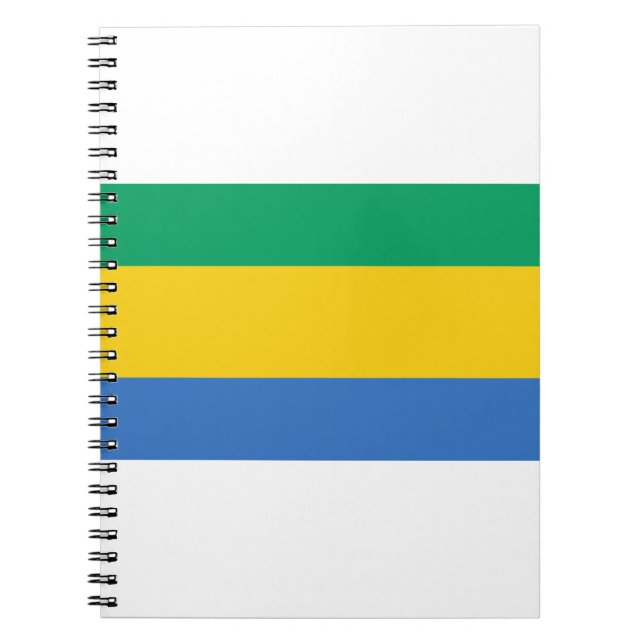 Caderno Espiral Gabão Flag (Frente)