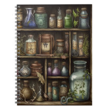 Gabinete de curiosidades bruxa ervas e globos ocul