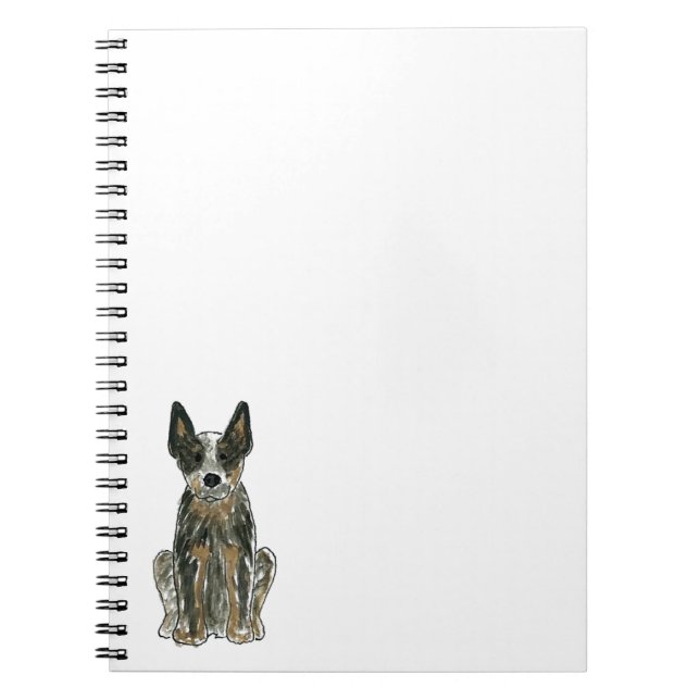 Caderno Espiral Gado de Bovinos-Cão-Azul ACD (Frente)