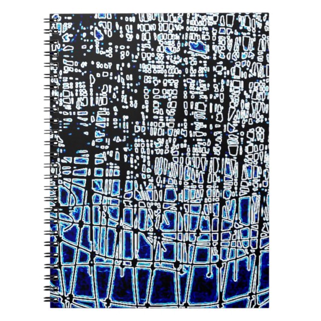 Caderno Espiral Gaiolas do tomate na neve (Frente)