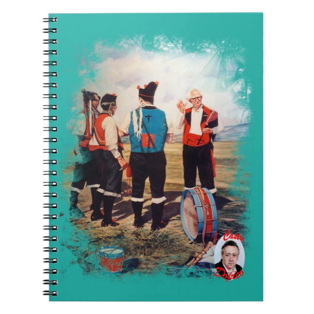 Caderno Espiral Gaiteros/Gaiteiros/Pipers (Frente)
