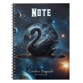 Caderno Espiral Galáctica Grace: O Cisne Negro.