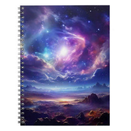 Caderno Espiral Galáxia Alienigena