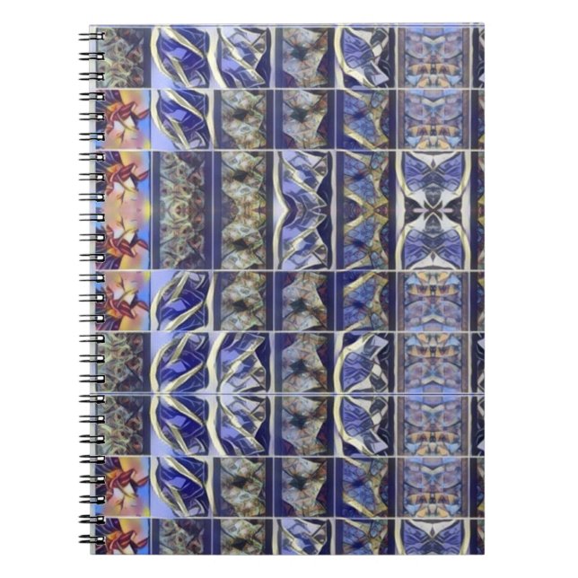 Caderno Espiral Galáxia Azul (Frente)