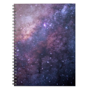 Caderno Espiral Galáxia Cósmica Fora do Universo Espacial Person