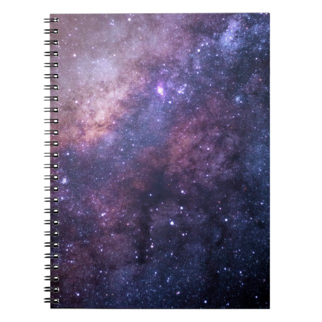 Caderno Espiral Galáxia Cósmica Fora do Universo Espacial Personal (Frente)