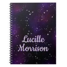 Galáxia Cósmica Profunda do Espaço Exterior Roxo