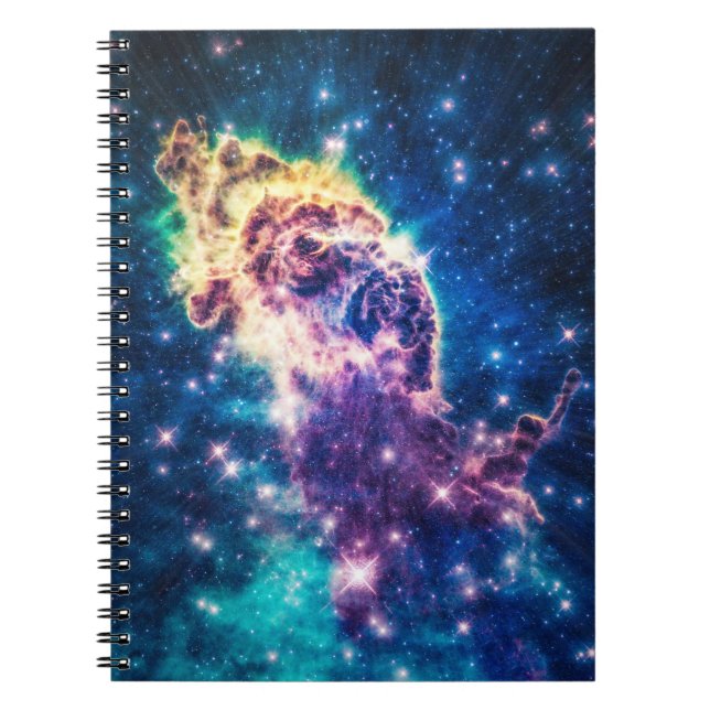 Caderno Espiral Galáxia Espacial Nebulosa Colossal (Frente)