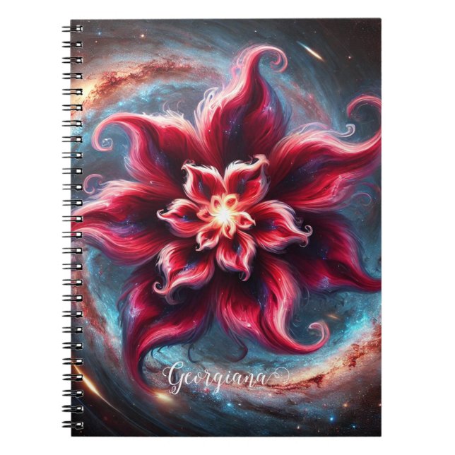 Caderno Espiral Galáxia Festiva Festiva Festiva Personalizada (Frente)
