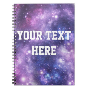 Caderno Espiral Galáxia personalizada