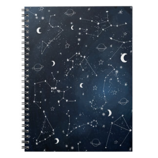 Caderno Espiral Galáxias constelações astronômicas astronômicas as