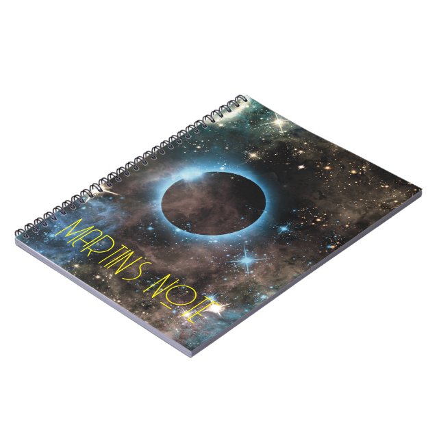 Caderno Espiral Galaxy Nebula Planet Hubble Telescope Fotografia (Left Side)