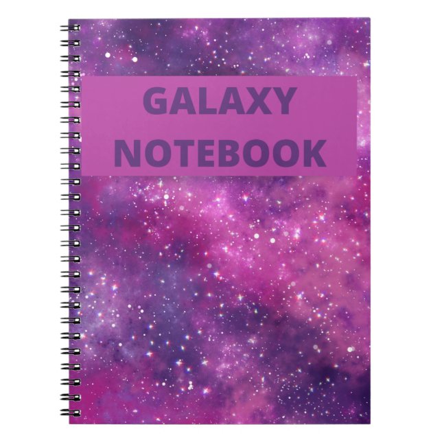 Caderno Espiral Galaxy Reach for the Stars (Frente)