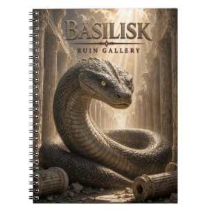 Caderno Espiral Galeria de Ruínas do Basilisco Cinema Escuro