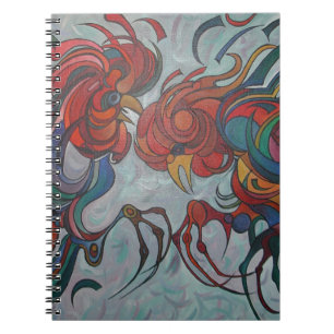 Caderno Espiral Galerias de Quintal Coloridas